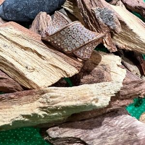 🌹🌹rose gold over sterling silver and cz ring